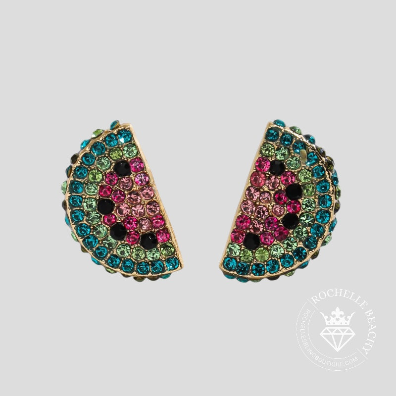 Watermelon Shine - Multi Earrings