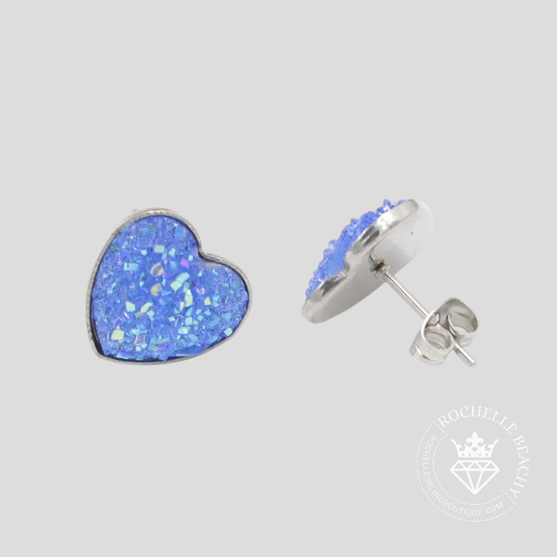 Sparkling Love - Light Blue Earrings