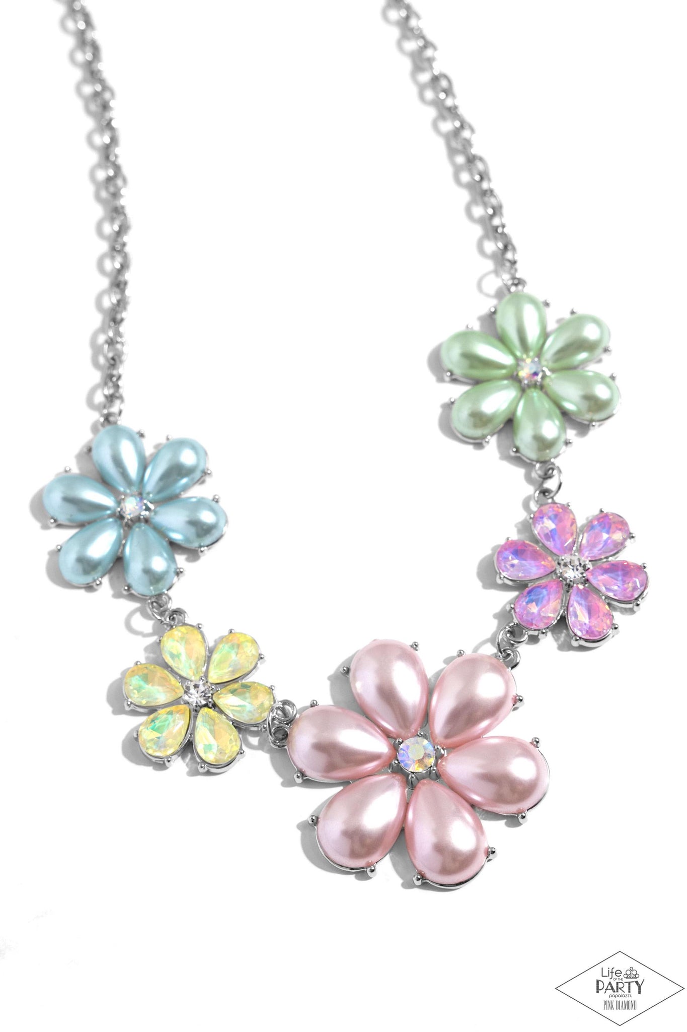 Paparazzi - Fiercely Flowering - Multi Necklace