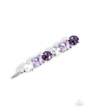 Paparazzi - Emblazoned Elegance - Purple Bobby Pin