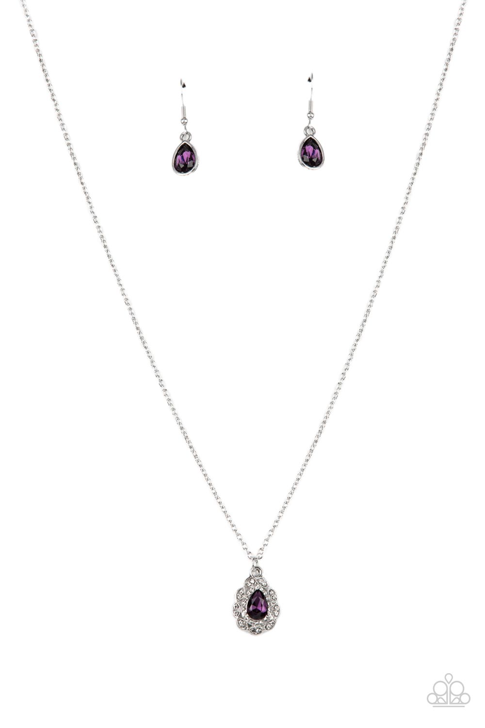 Paparazzi - Vintage Validation - Purple Necklace