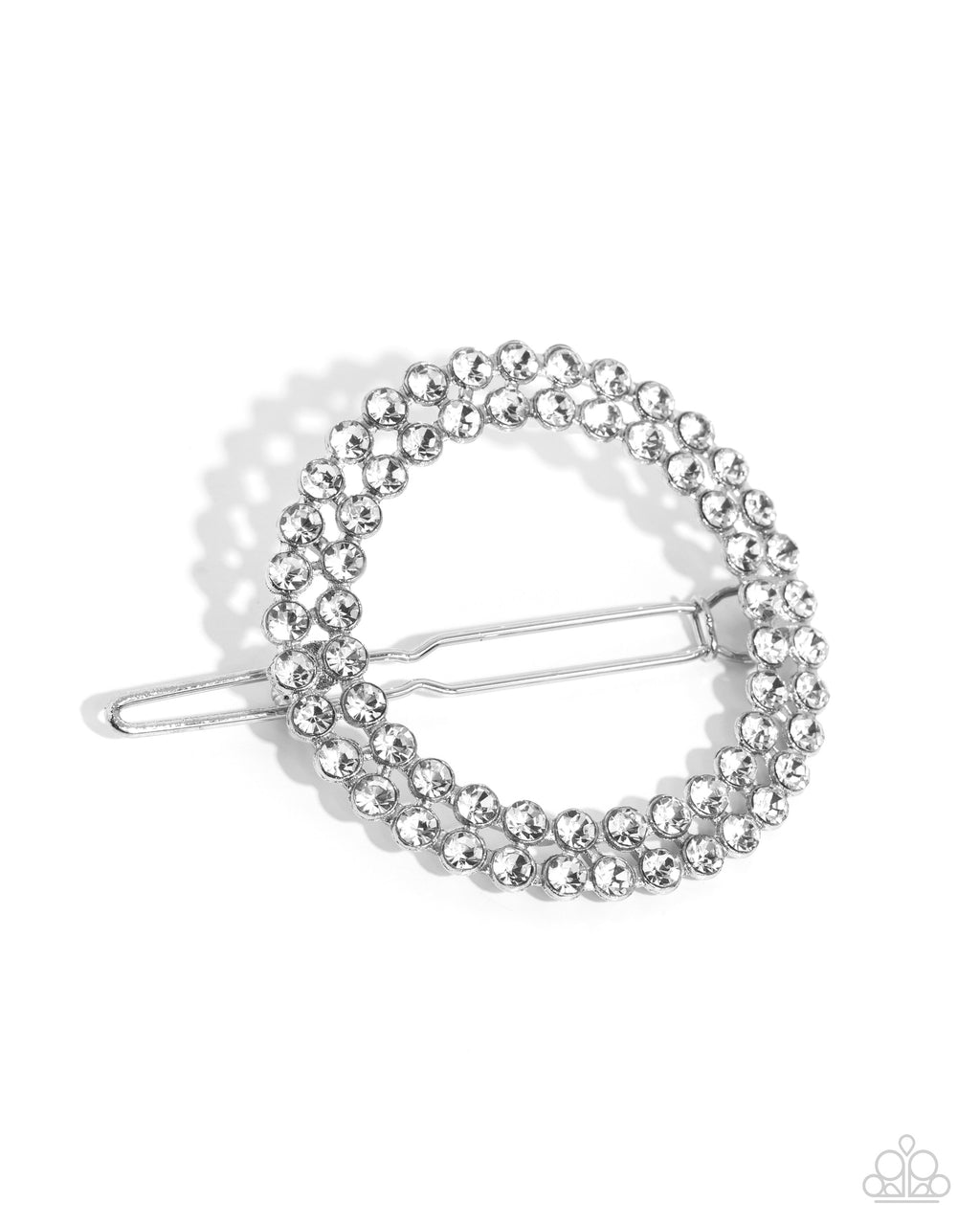 Paparazzi - Inner CIRCLET - White Barrette