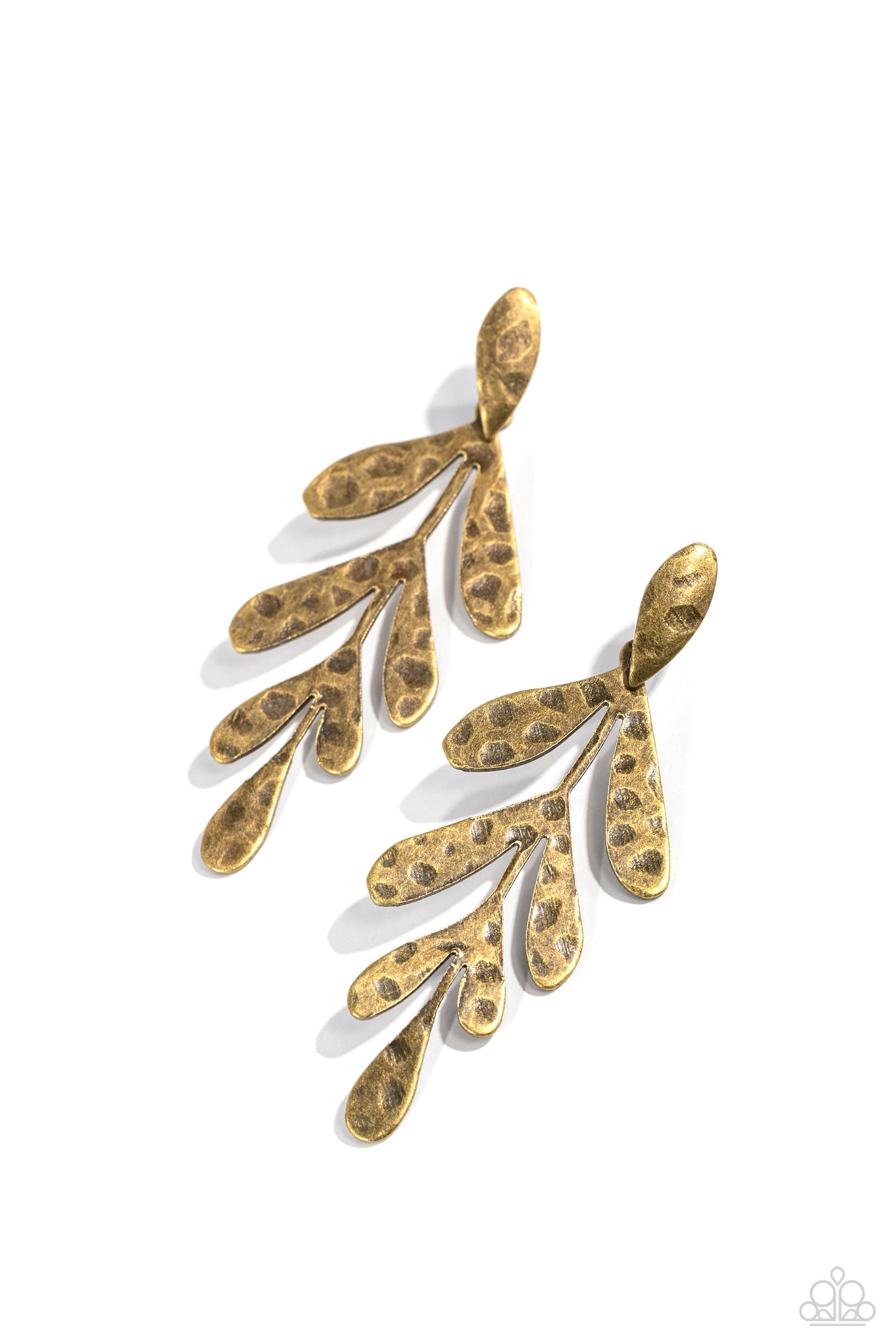 Paparazzi - Jungle Fauna - Brass Earrings