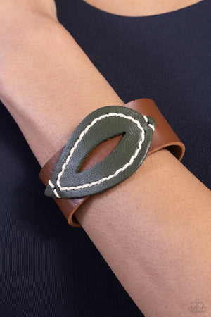 Paparazzi - Harvest Bound - Green Bracelet