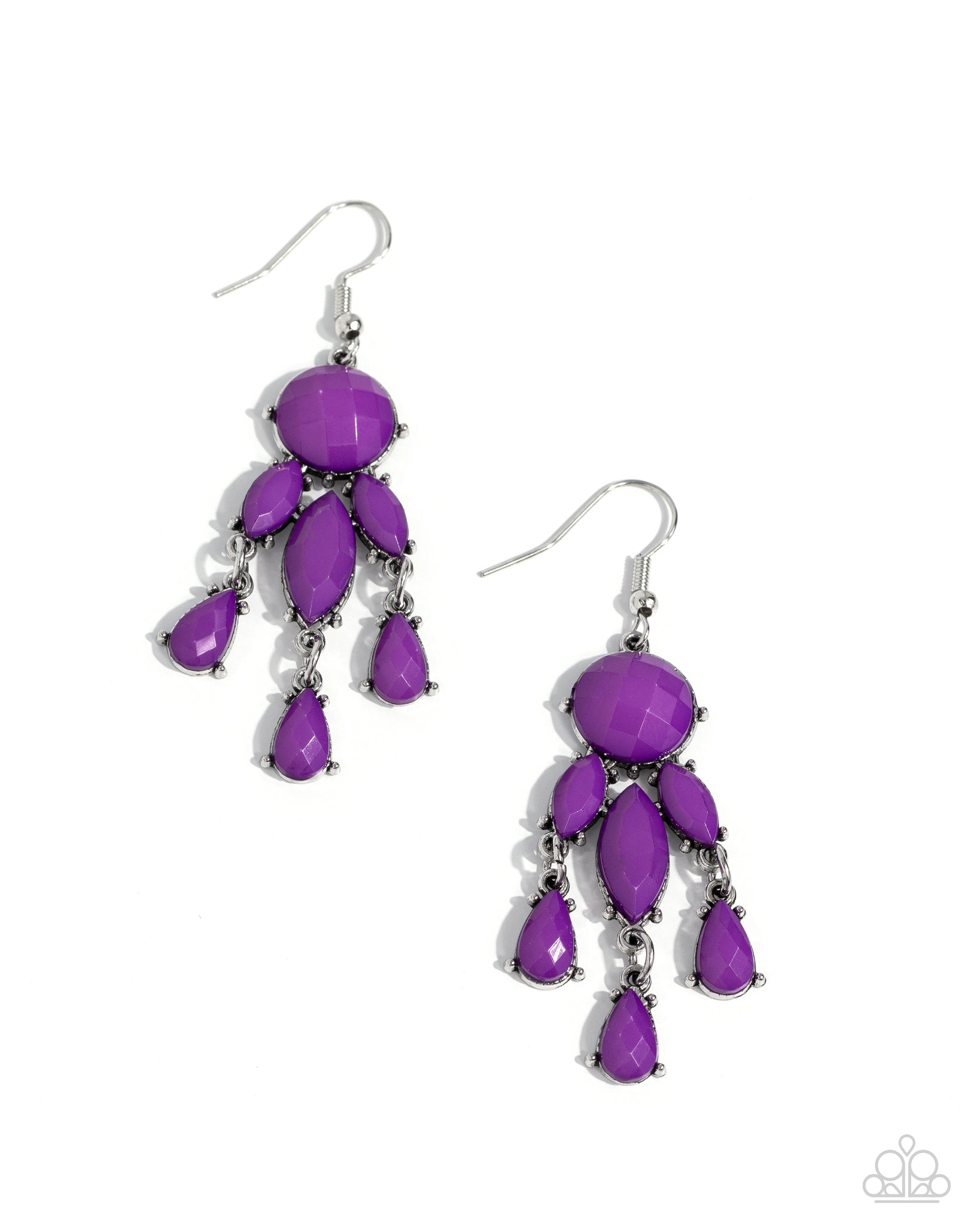 Paparazzi - Summer Feeling - Purple Earrings