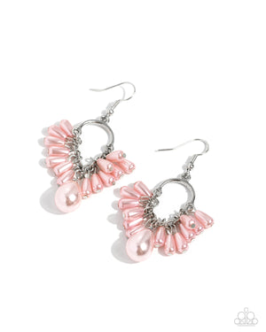 Paparazzi - Ahoy There! - Pink Earrings