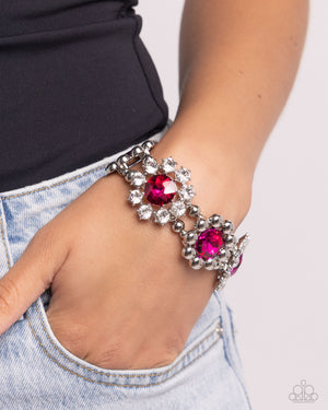 Paparazzi - Pact of Petals - Pink Bracelet