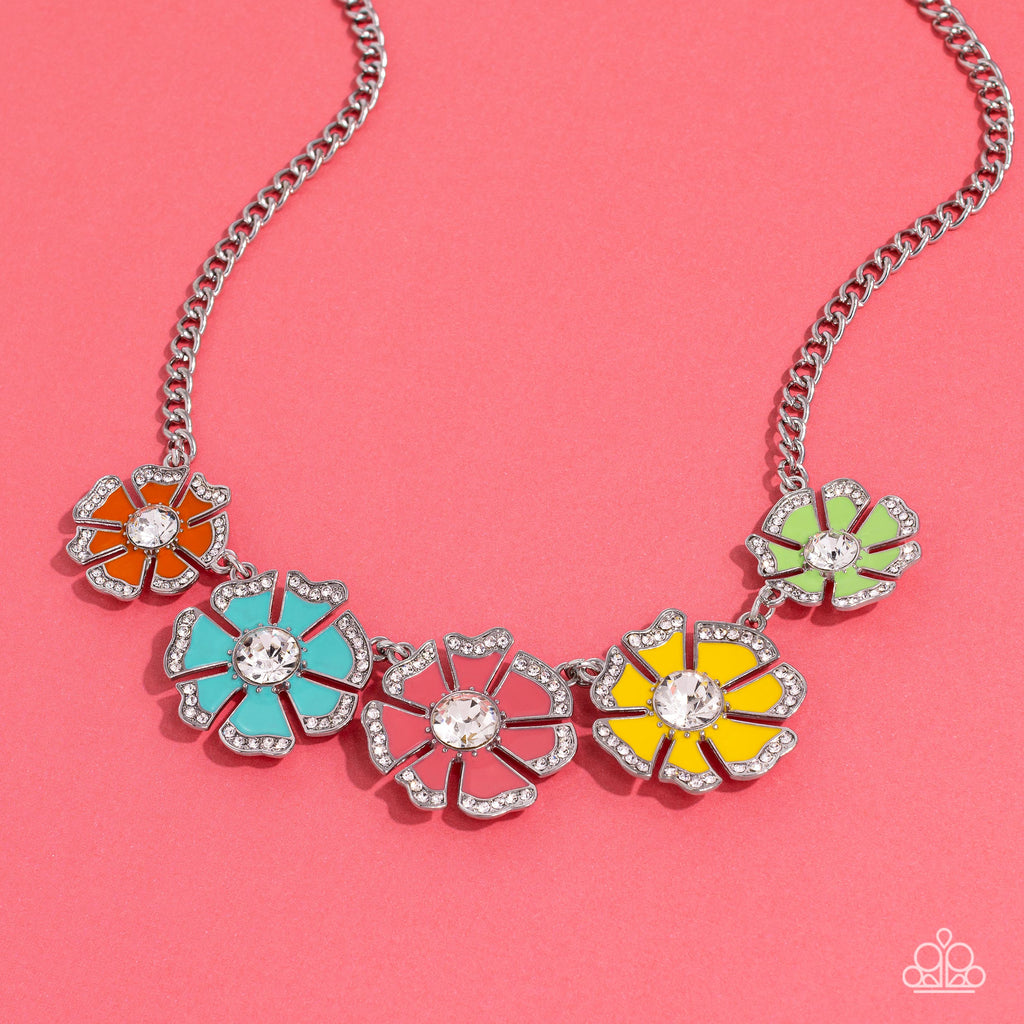 Paparazzi - Playful Posies - Multi Necklace