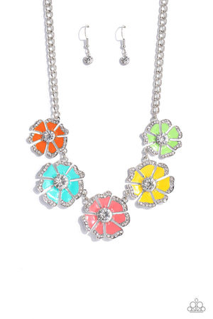 Paparazzi - Playful Posies - Multi Necklace