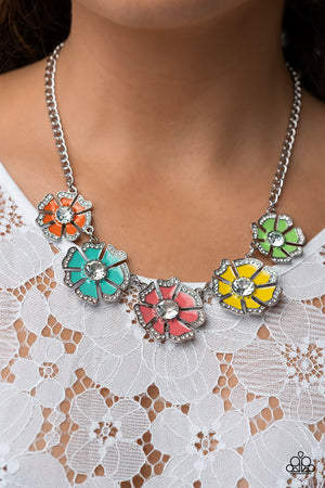 Paparazzi - Playful Posies - Multi Necklace