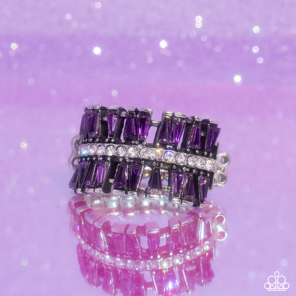 Paparazzi - Staggering Stacks - Purple Ring