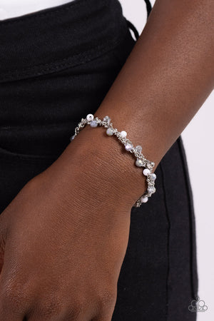 Paparazzi - Show-Stopping Sass - Silver Bracelet