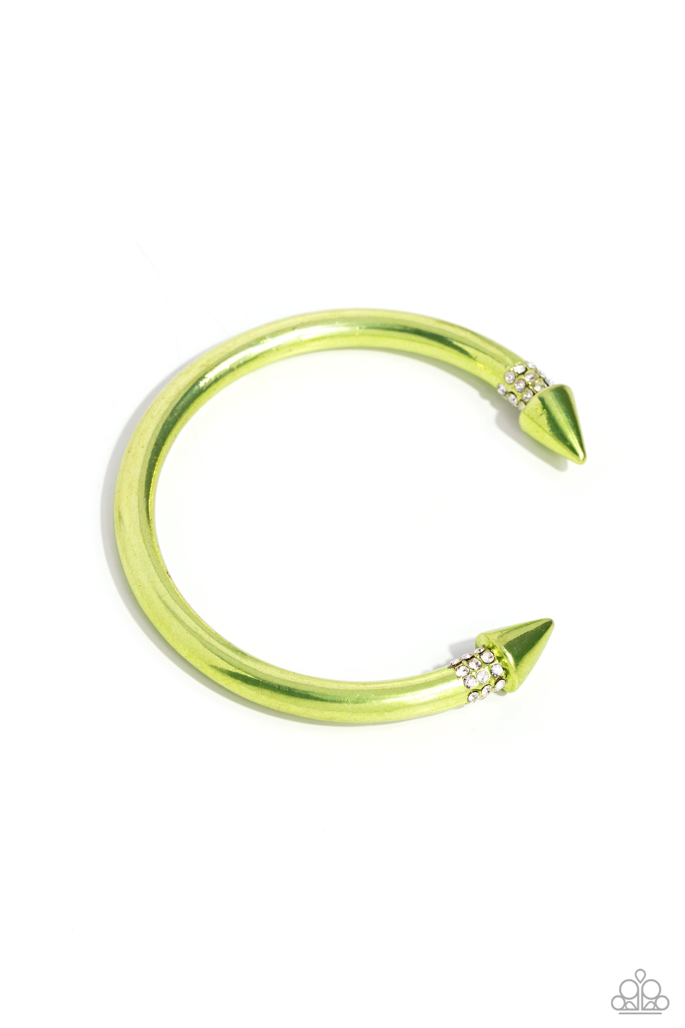 Paparazzi - Punky Plot Twist - Green Bracelet