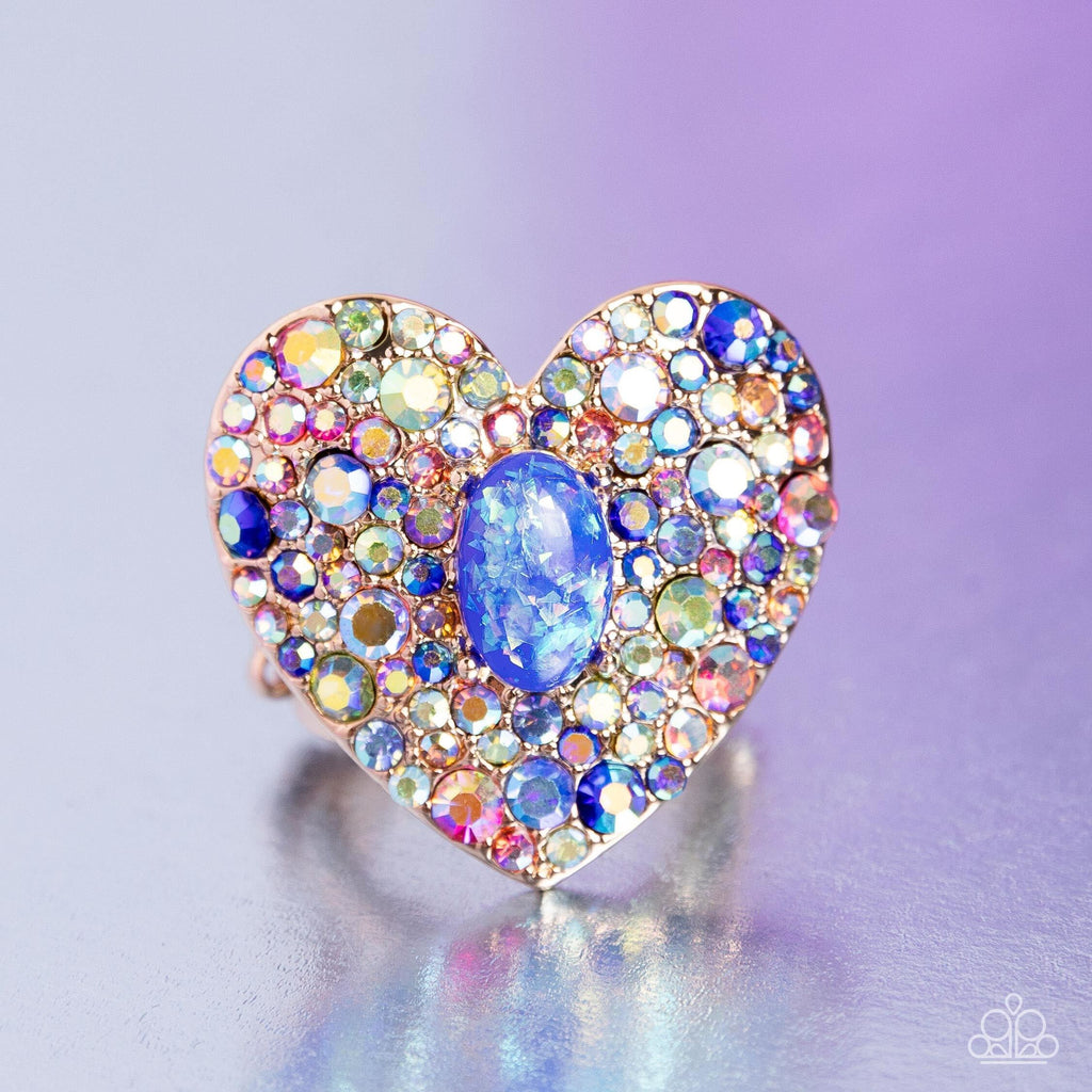 Paparazzi - Bejeweled Beau - Blue Ring