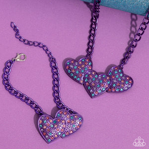 Paparazzi - Low-Key Lovestruck - Purple Necklace