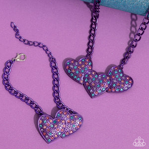 Paparazzi - Lovestruck Lineup - Purple Bracelet