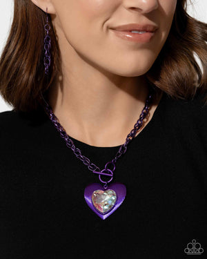 Paparazzi - Modern Matchup - Purple Necklace