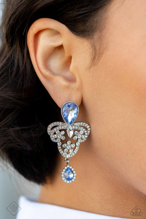 Paparazzi - Giving Glam - Blue Earrings