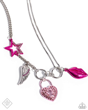 Paparazzi - The Princess and the Popstar - Pink Necklace