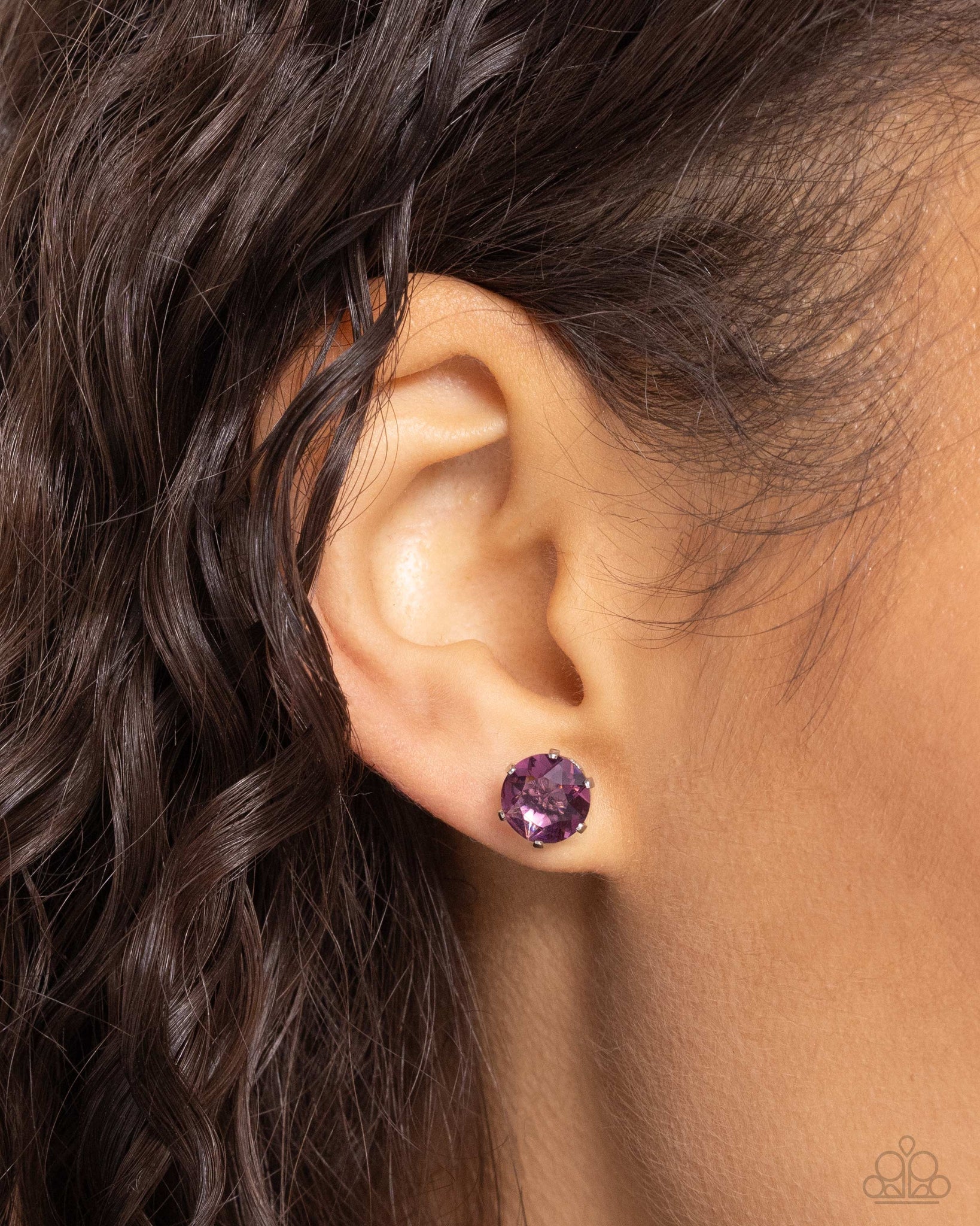 Paparazzi - Breathtaking Birthstone - Purple Earrings