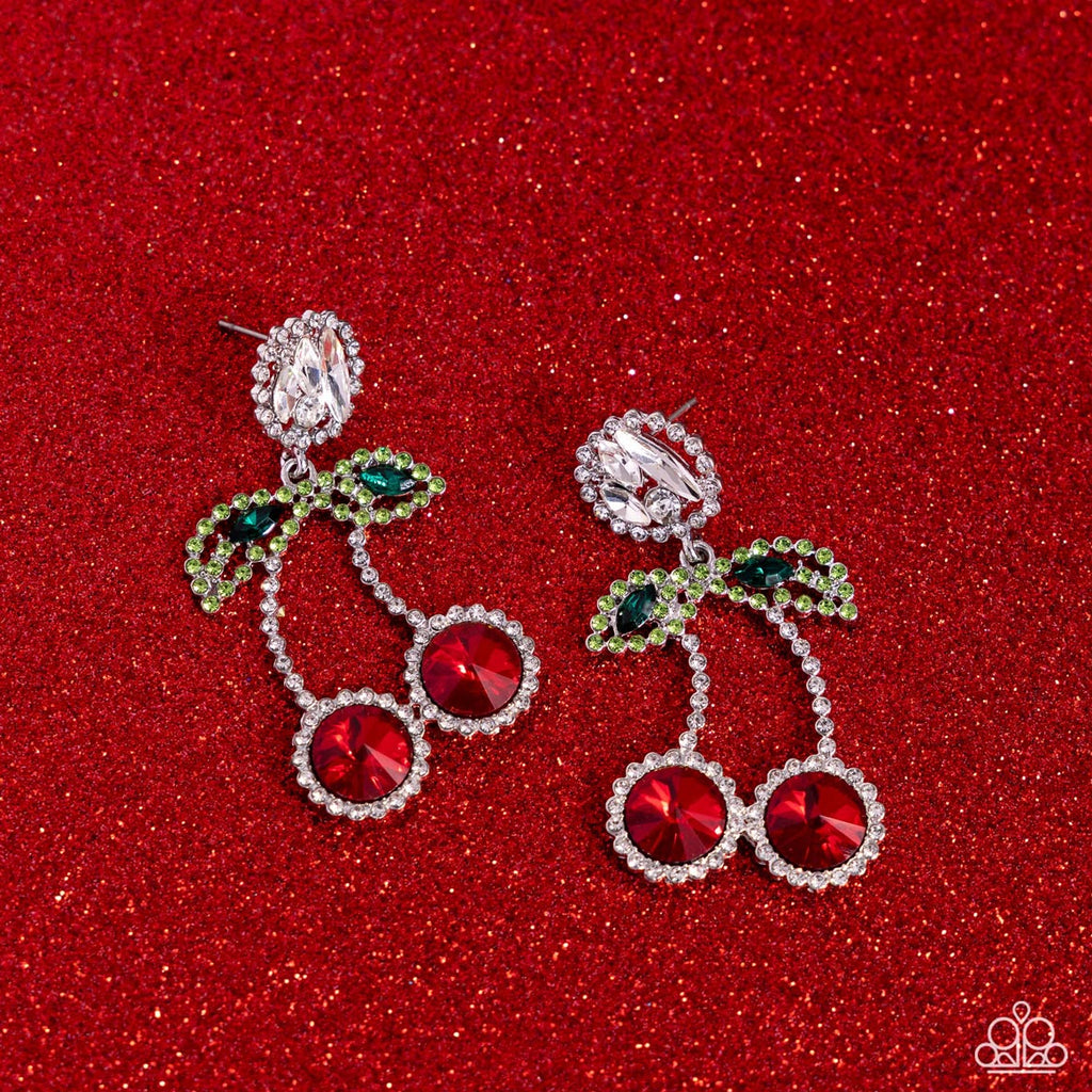 Paparazzi - Cherry Picking - EMP Exclusive Earrings
