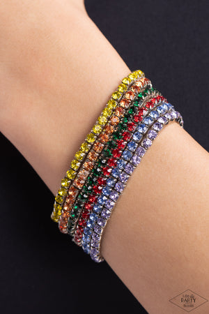 Paparazzi - Rock Candy Range - Multi Bracelet