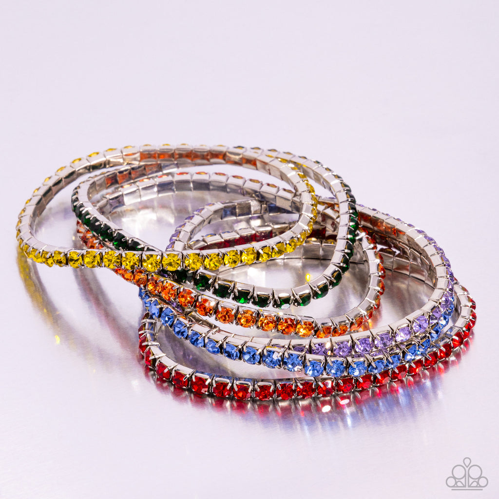 Paparazzi - Rock Candy Range - Multi Bracelet