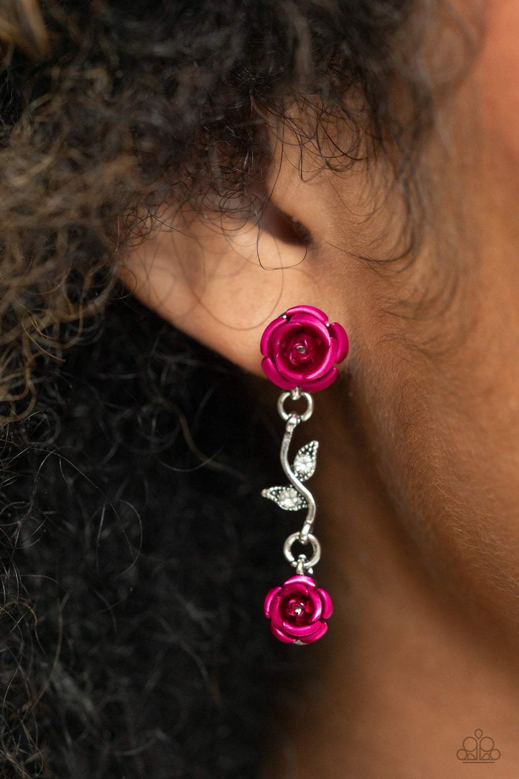 Paparazzi - Led by the ROSE - Pink Earrings
