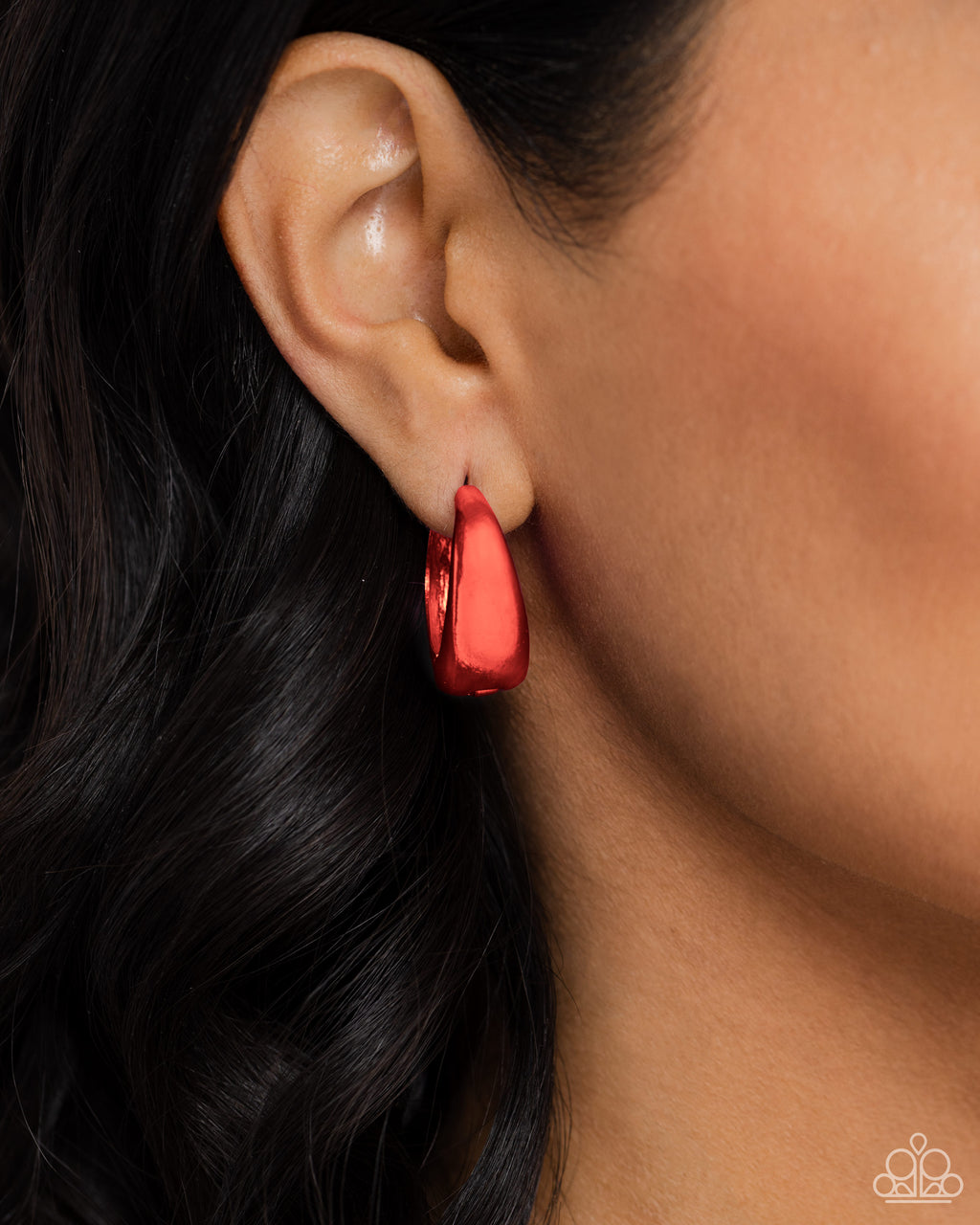 Paparazzi - Colorful Curiosity - Red Earrings