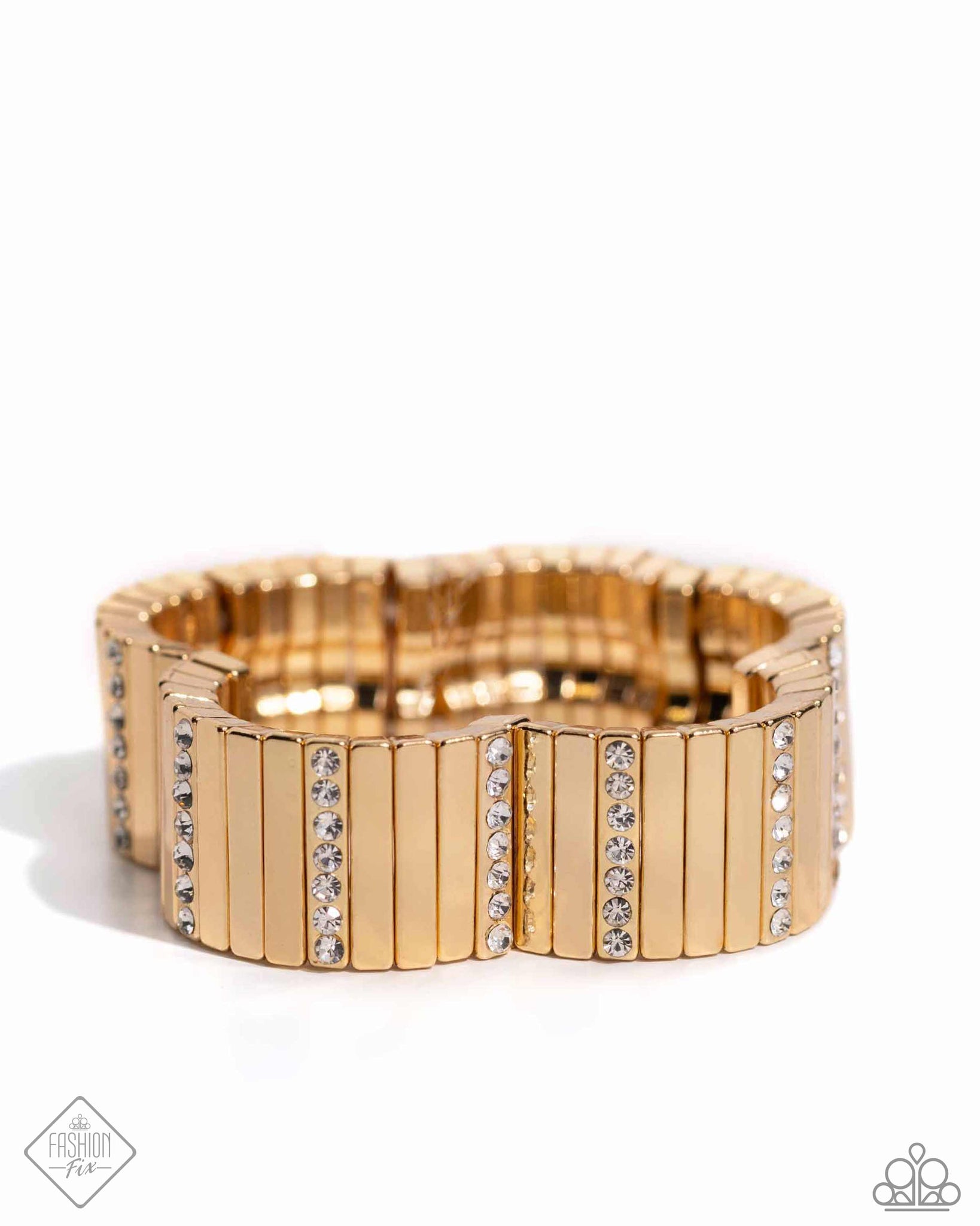 Paparazzi - Linear Legend - Gold Bracelet