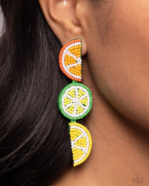 Paparazzi - Fresh Fruit - Multi Earrings