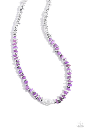 Paparazzi - Seasonal Socialite - Purple Necklace