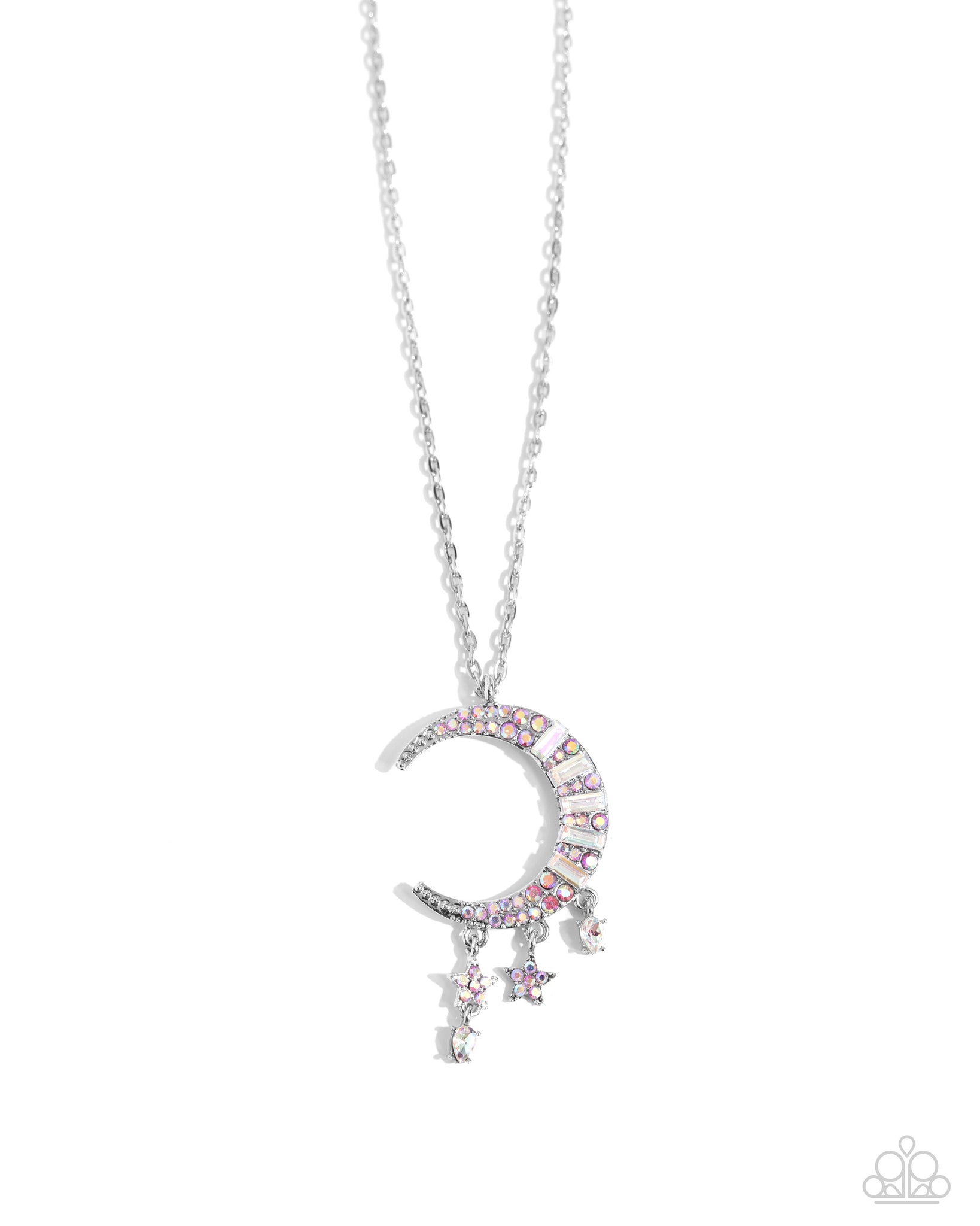 Paparazzi - Lunar Landmark - Pink Necklace
