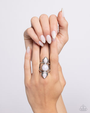 Paparazzi - Sultry Sheen - White Ring