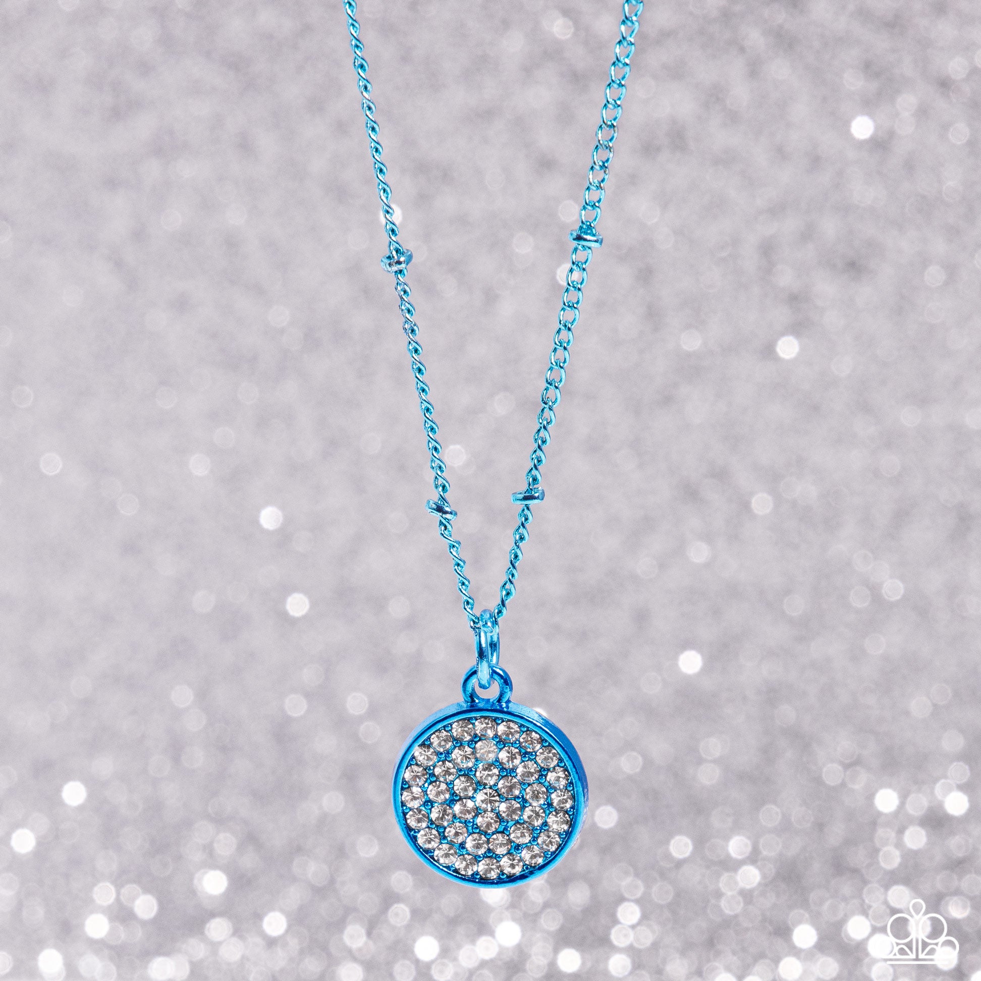 Paparazzi - Bejeweled Basic - Blue Necklace