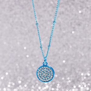 Paparazzi - Bejeweled Basic - Blue Necklace