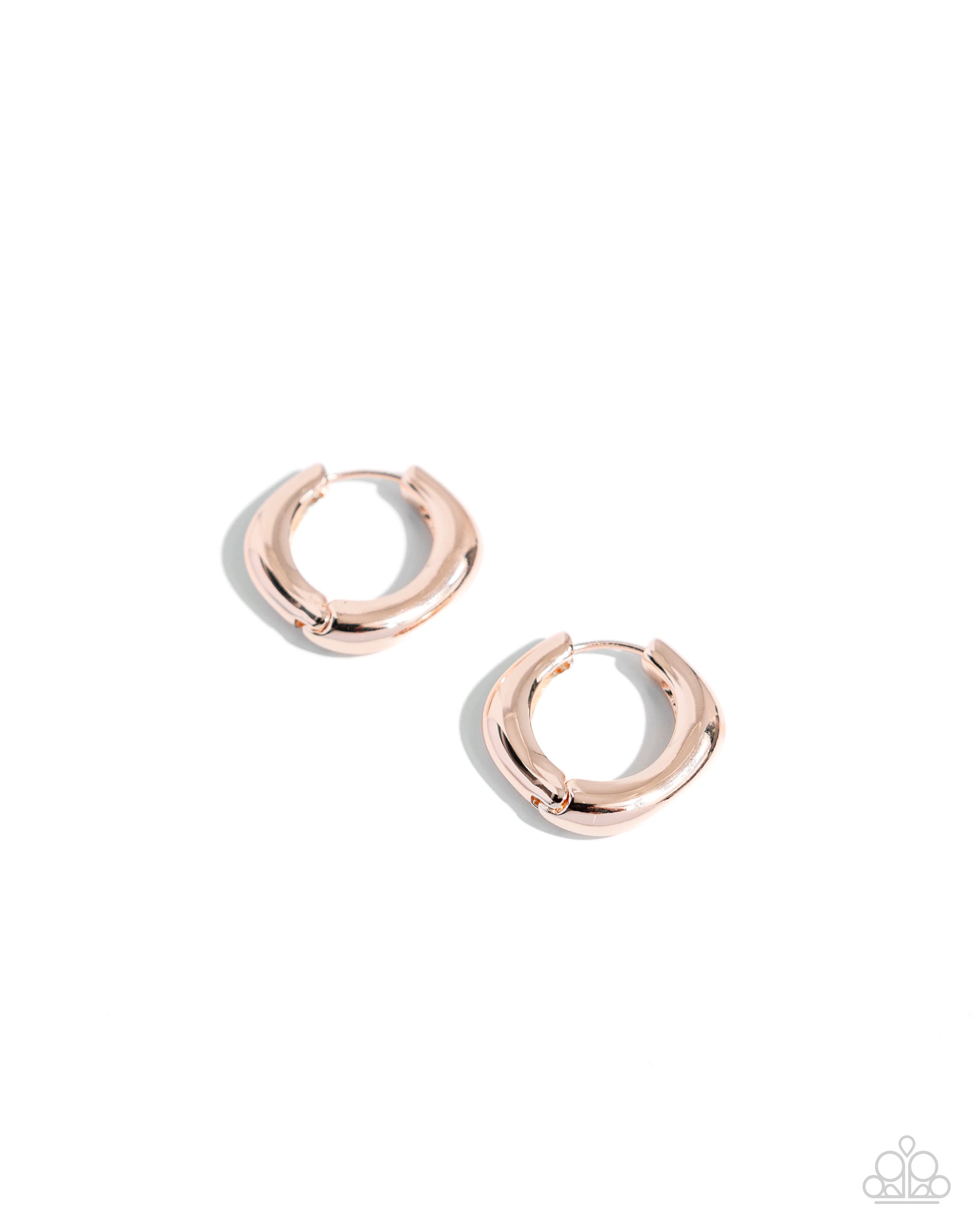 Paparazzi - Monochromatic Makeover - Rose Gold Earrings