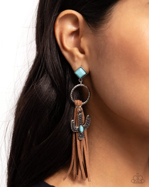 Paparazzi - Southwestern Season - Brown Earrings