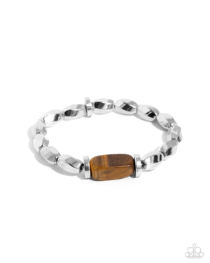 Paparazzi - Musings Melody - Brown Bracelet