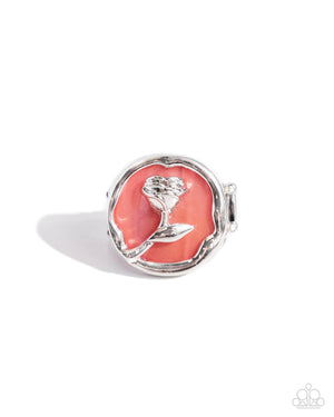 Paparazzi - Belles Rose - Orange Ring