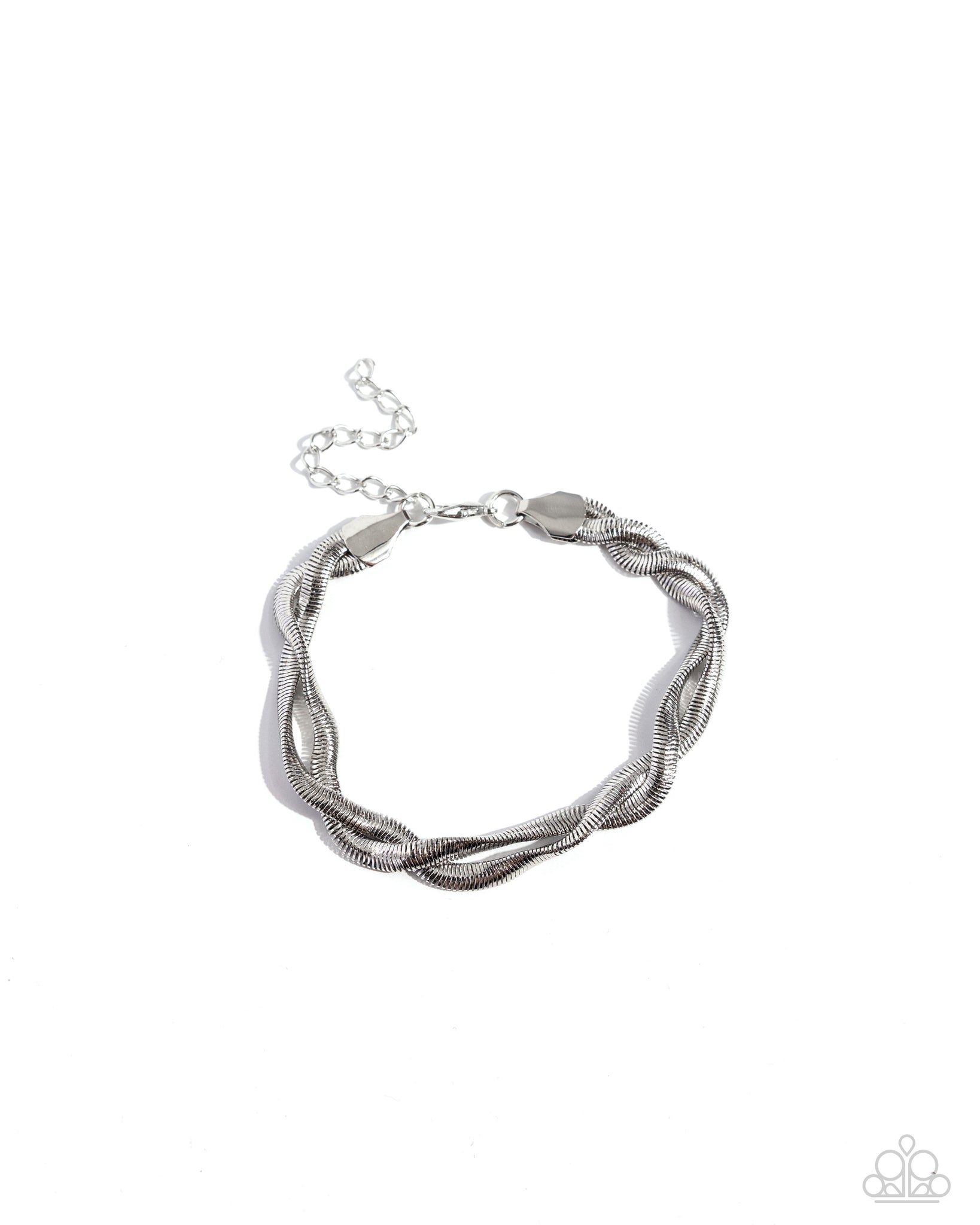 Paparazzi Accessories - Tasteful Twists - Silver Bracelet