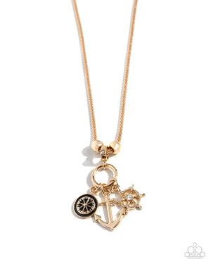 Paparazzi Accessories - Nuanced Nautical - Gold Necklace