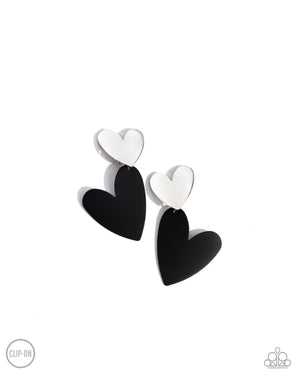 Paparazzi - Romantic Occasion - Black Earrings