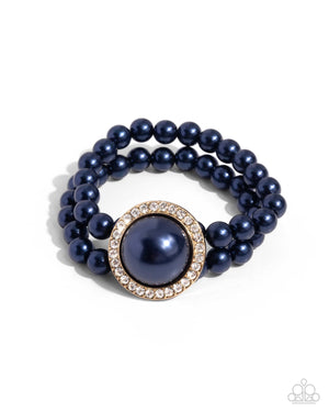 Paparazzi - Valuable Victor - Blue Bracelet