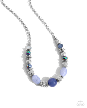 Paparazzi - Refined Redux - Blue Necklace