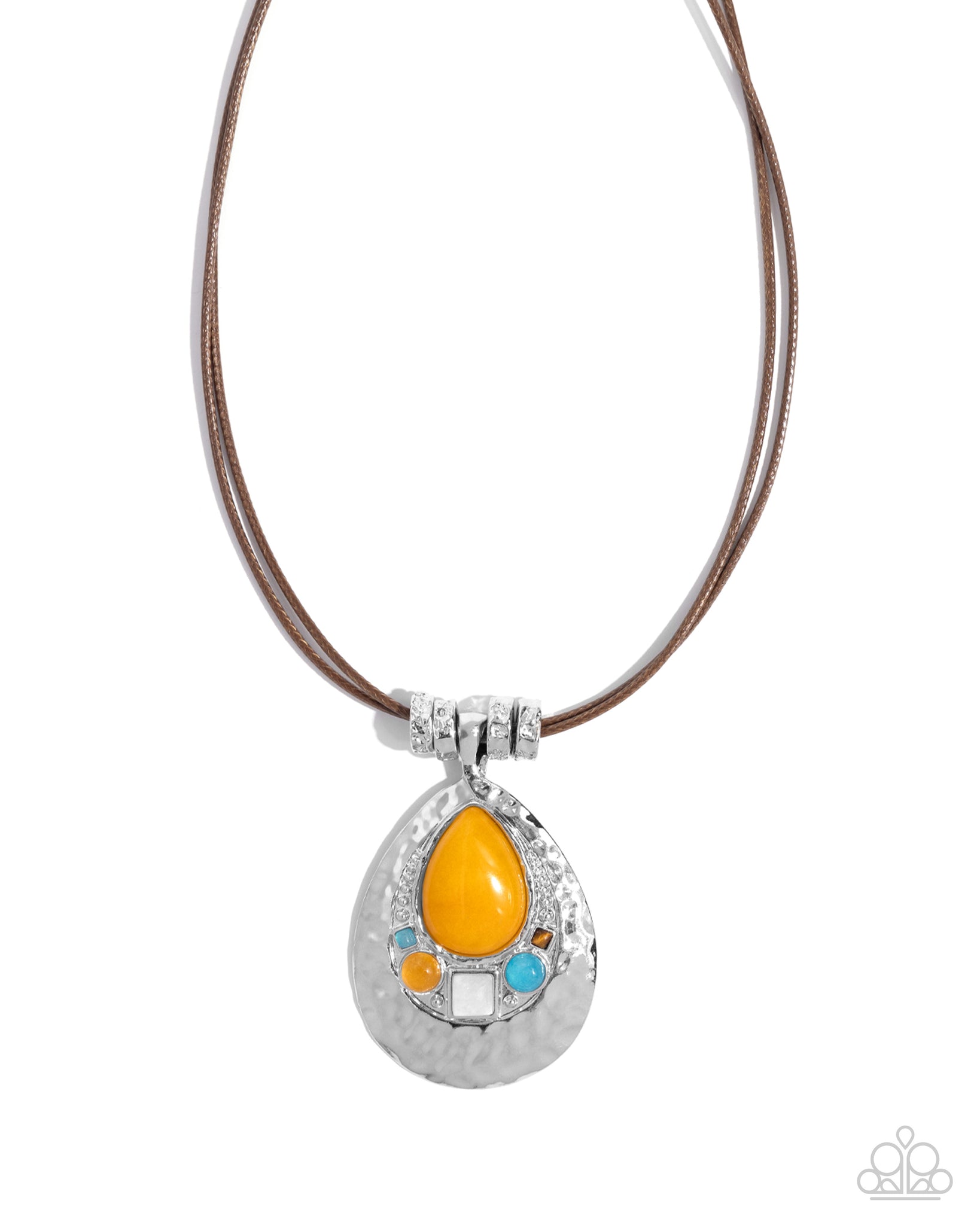 Paparazzi - Admirably Artisan - Yellow Necklace