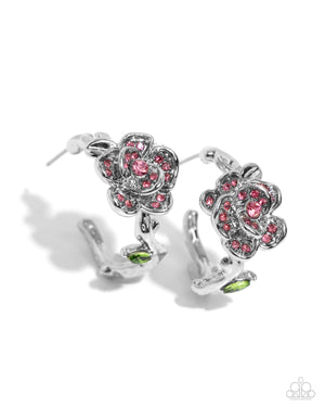 Paparazzi Accessories  - Mother ROSE Best - Pink Earrings