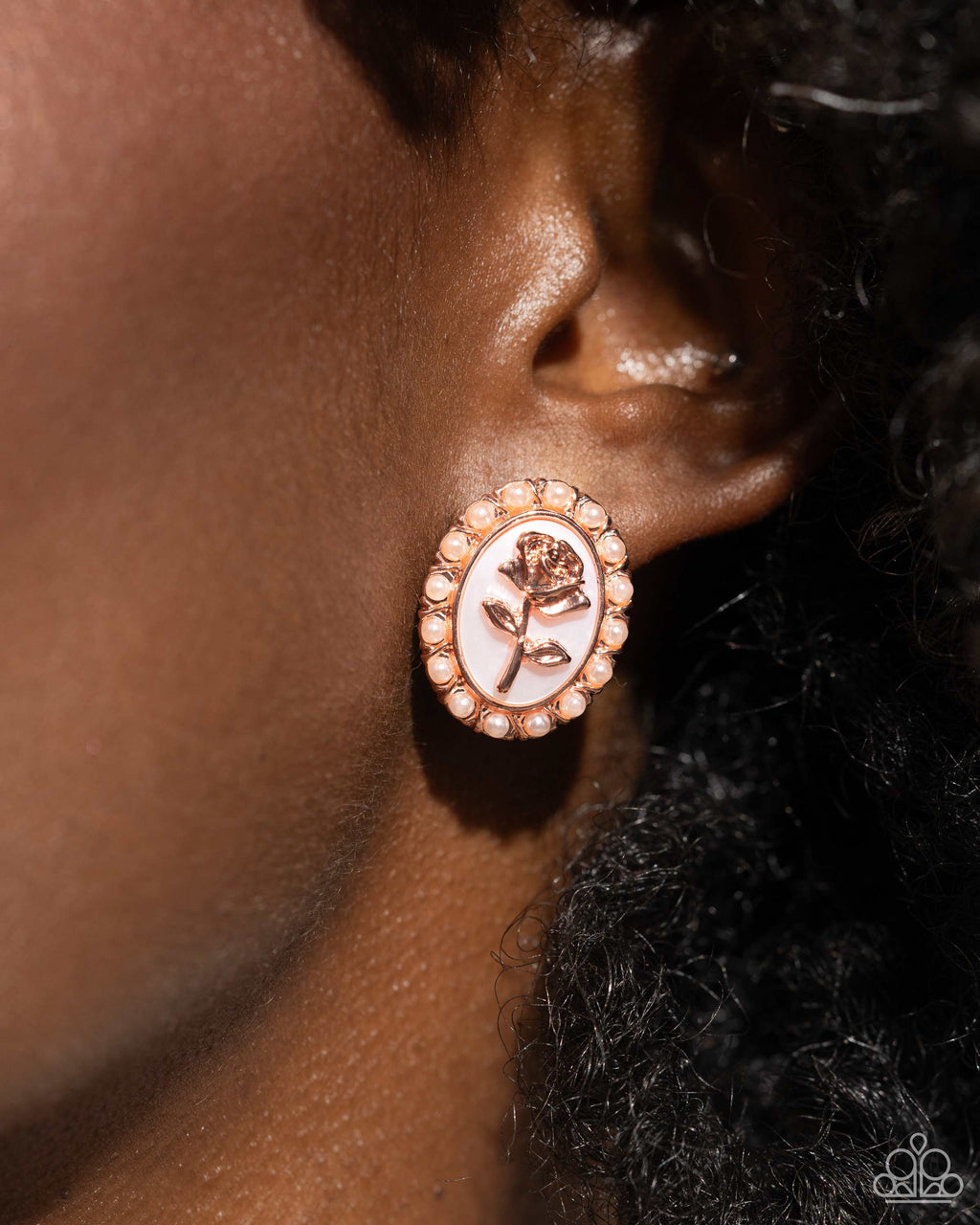 Paparazzi - Rosy Relic - Copper Earrings