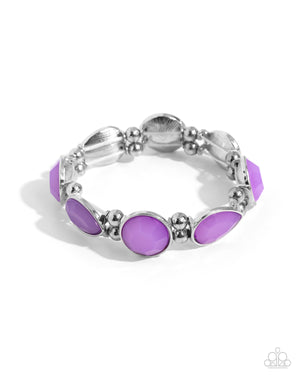 Paparazzi - In All the BRIGHT Places - Purple Bracelet