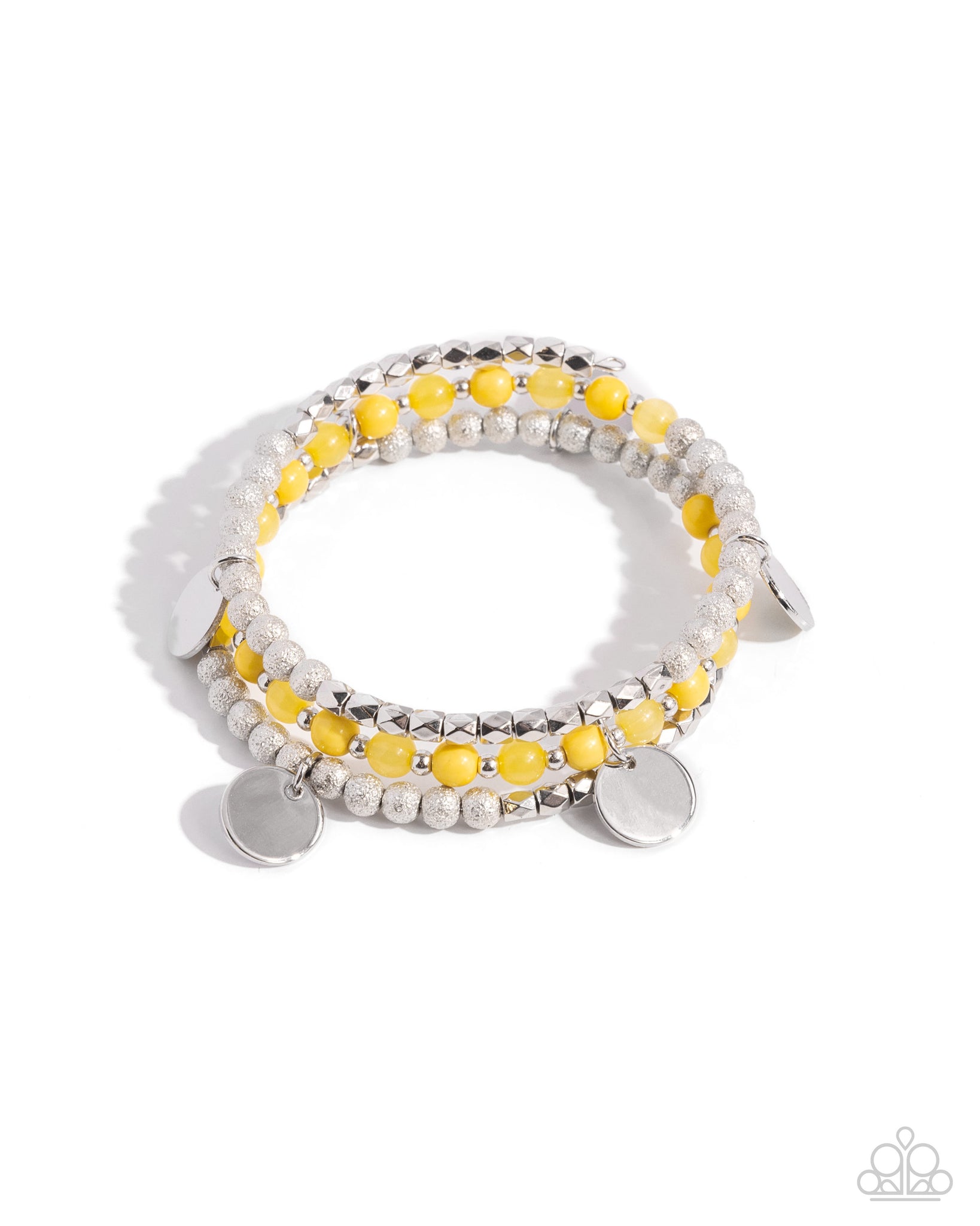 Paparazzi - Boundless Beaches - Yellow Bracelet